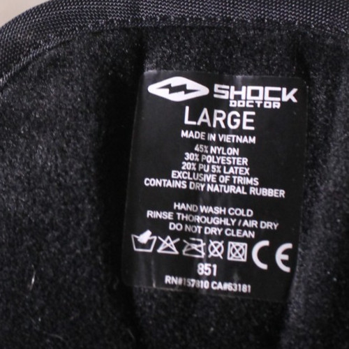 Shock Doctor Ankle Brace Ultra Wrap Lace Up Ankle Support Adult Large Black 851