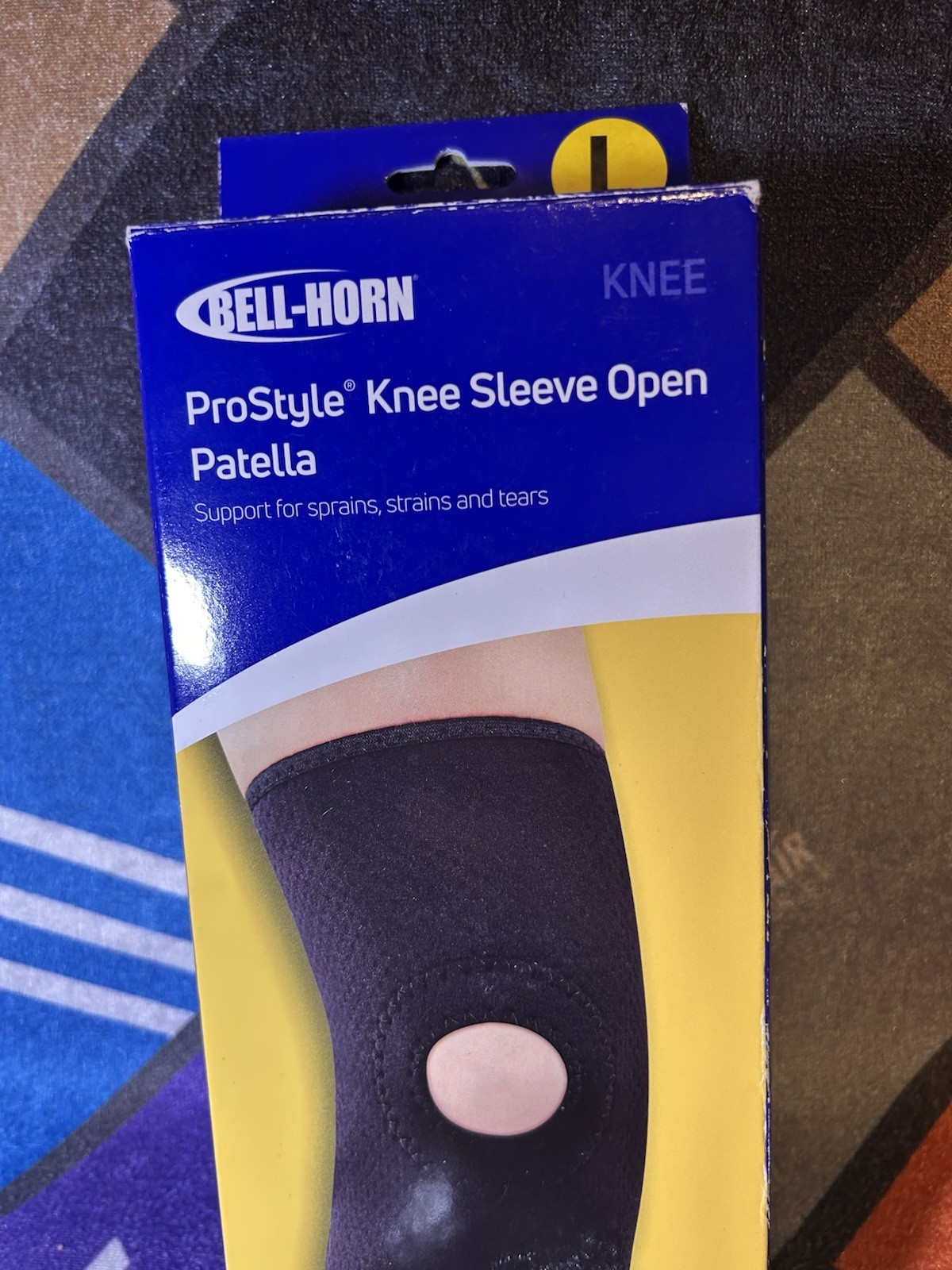 Bell-Horn Prostyle Knee Sleeve Open Patella, Size Large 15-17” 28-43 cm