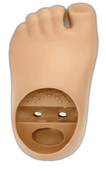 Prosthetic foot double hole axis foot with a sandaltoe Polyurethane size22-27