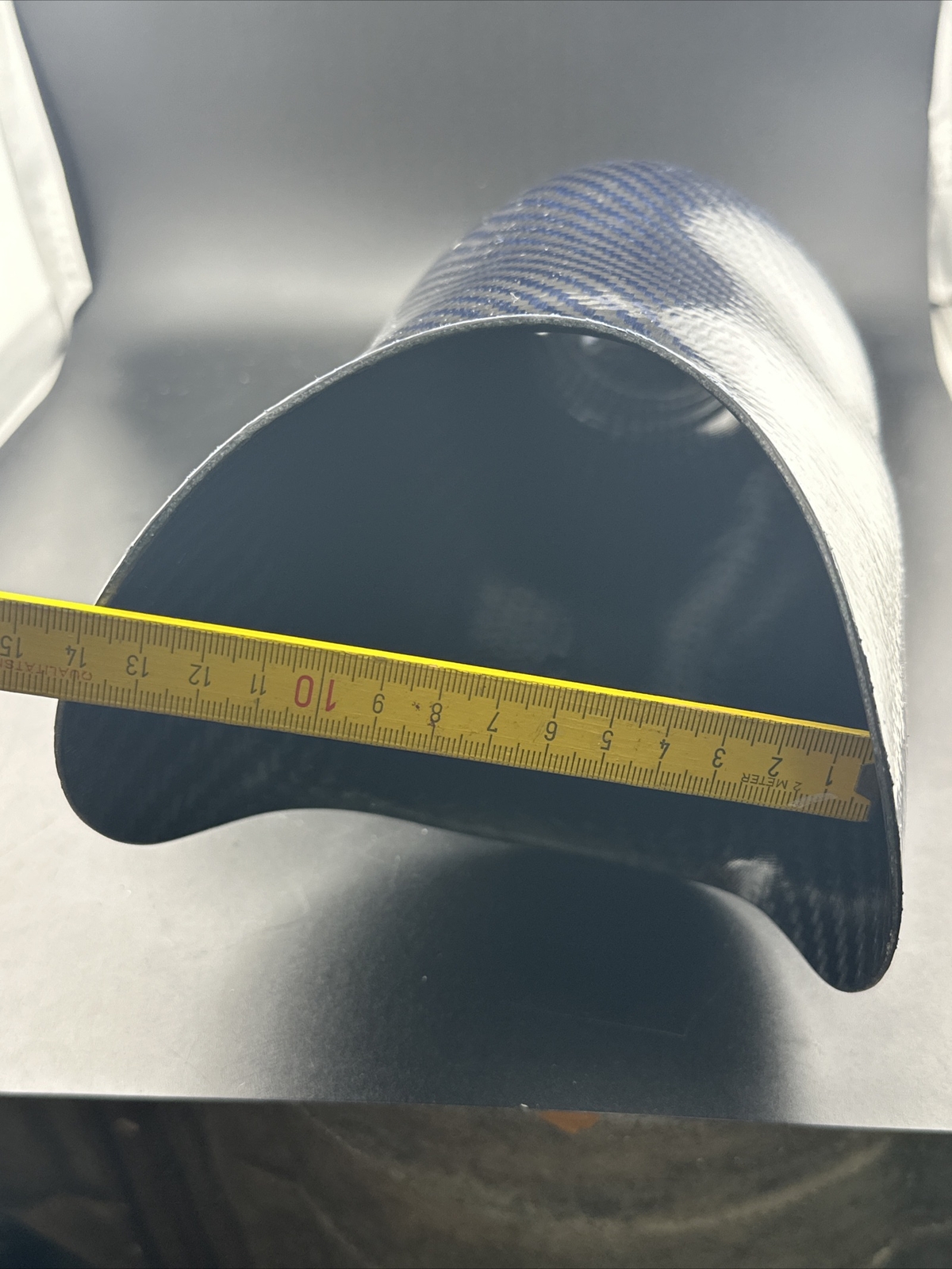 Below Knee Prosthetic Sock. Not For medical Use. Blue Carbon