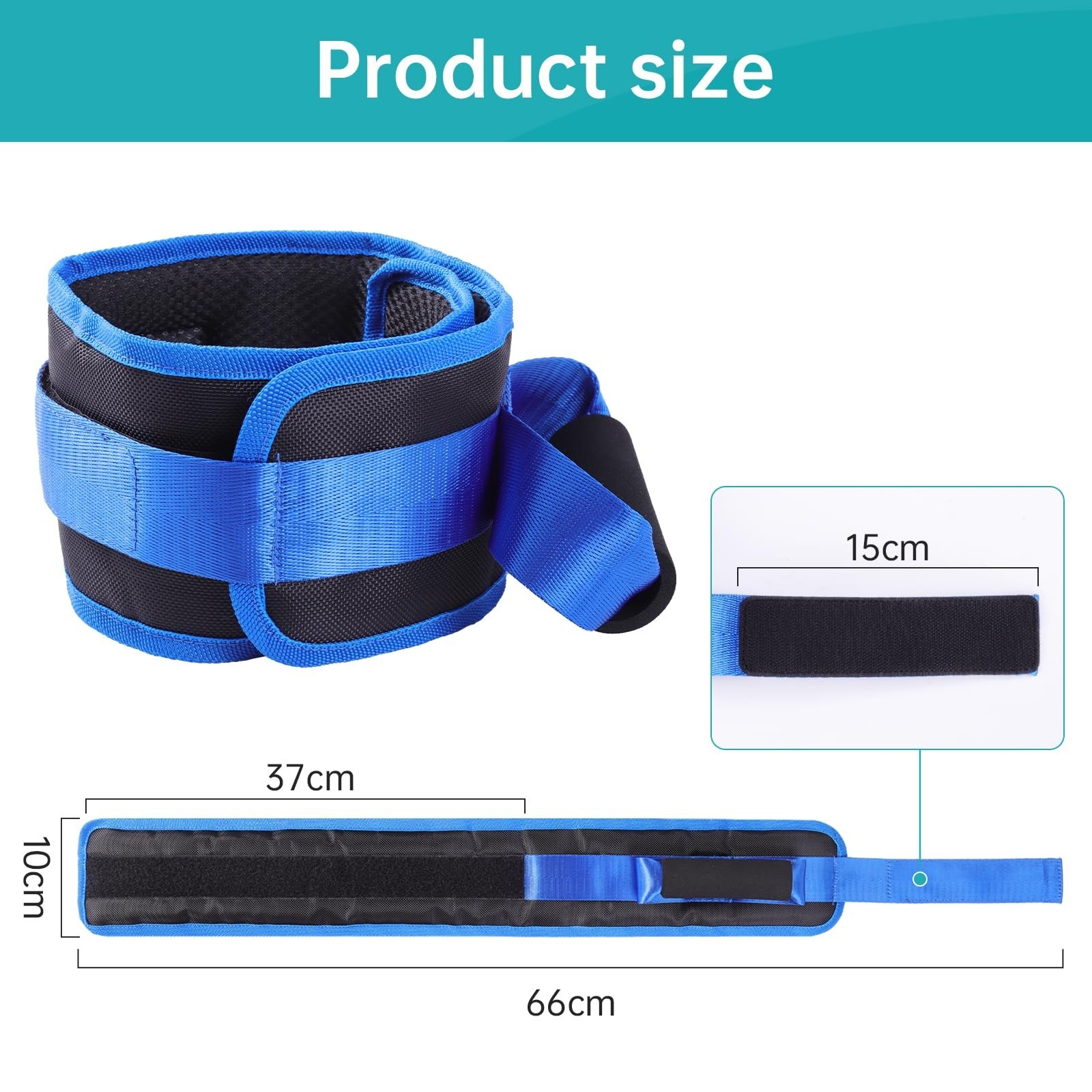 Thigh Lifter Strap 2 Pack – Leg Lifter for Limited Mobility, Transfer Assistance