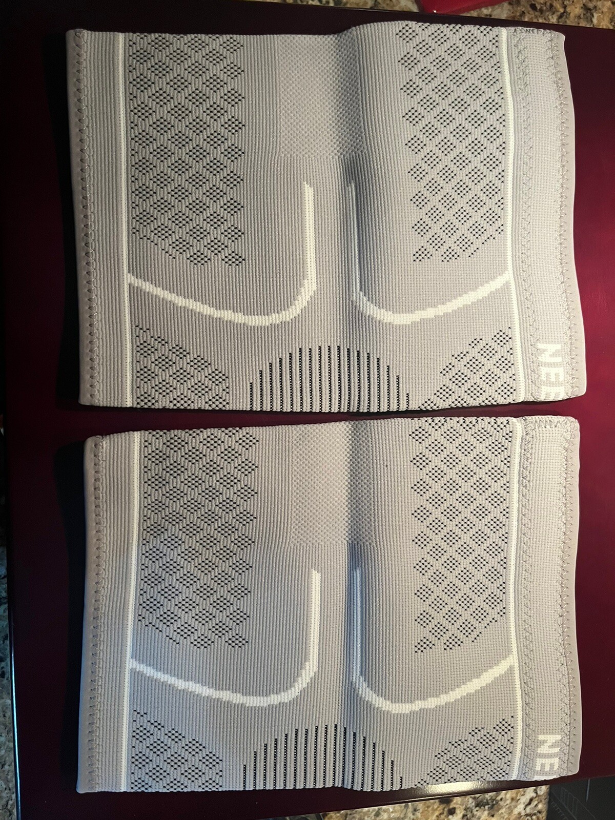 Neenca Professional Sports Black- Gray Size XXL 2 Pk. Knee Brace