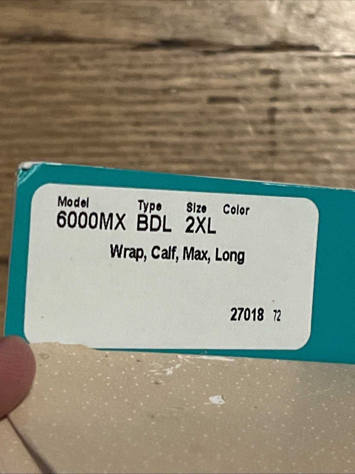 Juzo Compression Wrap 6000MX BDL 30-40mmHg Calf 27012 10680133 Sz 2XL