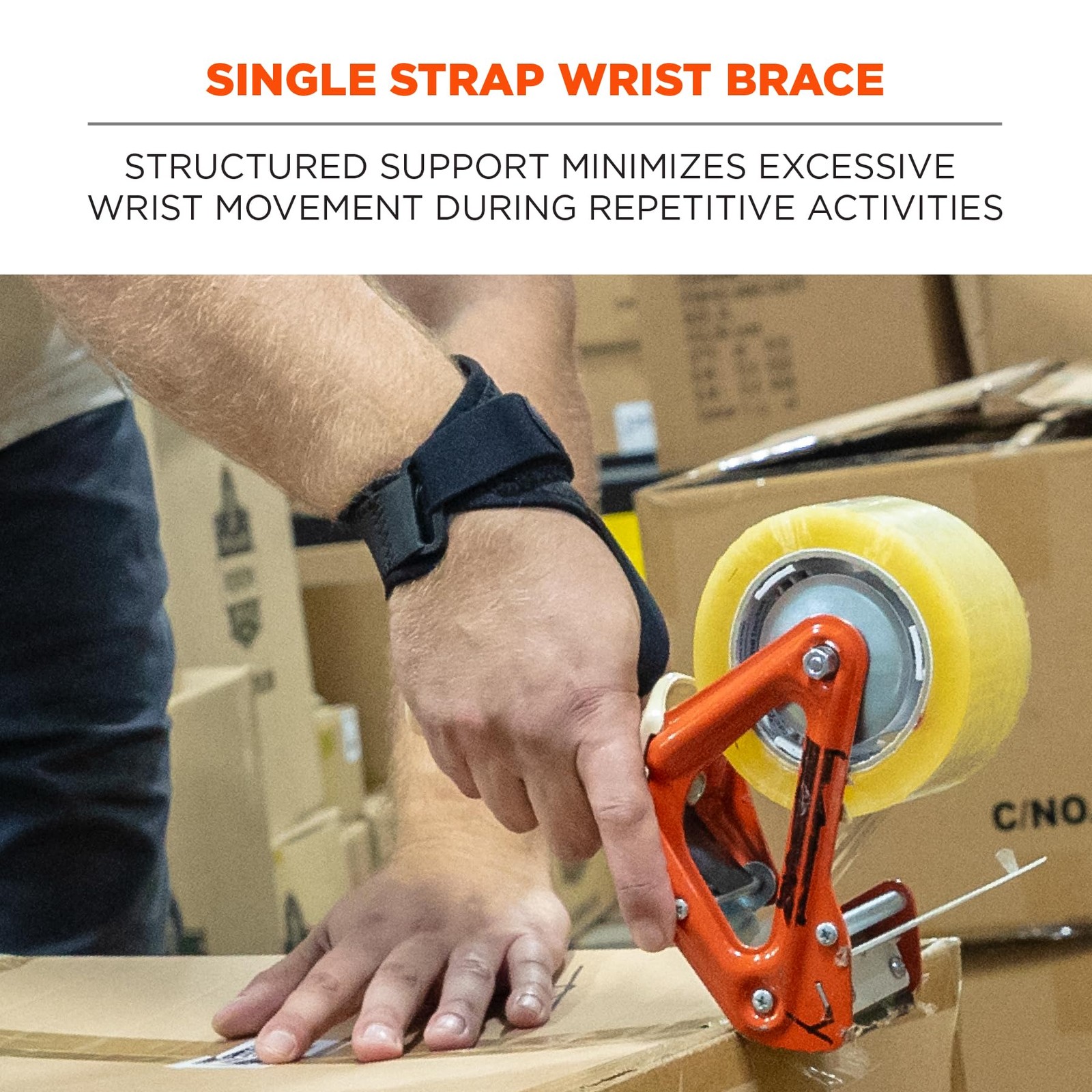 ProFlex 4020 Left Wrist Support Black X-Small/Small Adjustable Brace Strap