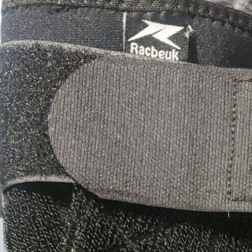 RACBEUK Large SPORTS KNEE SUPPORT Open PETELA Joint Stability Protection Blk NEW