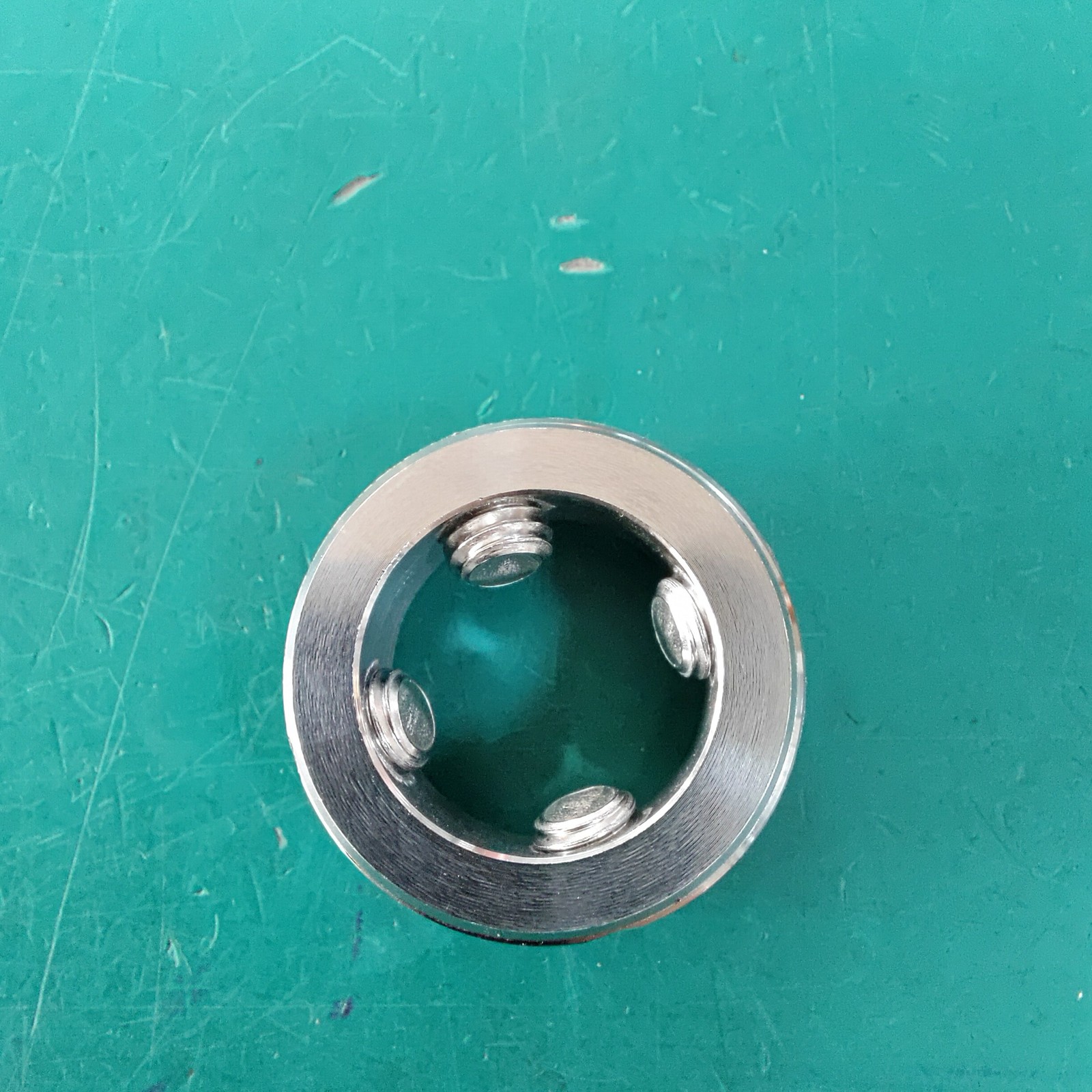 Prosthetic Female Pyramid Insert Stainless Steel 100kg Socket Connector