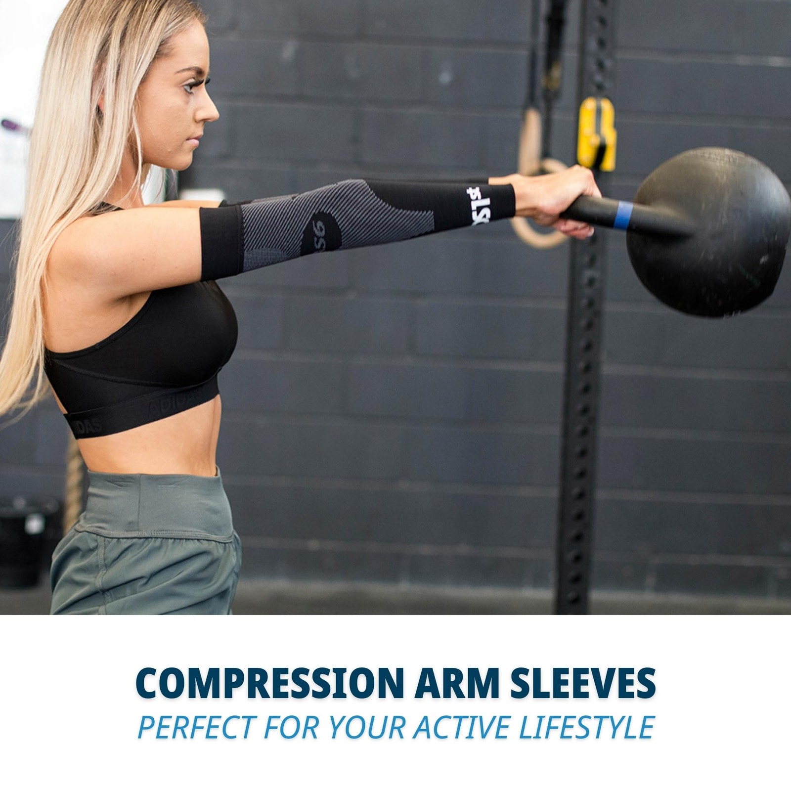 Compression Arm Sleeves for Muscle Fatigue, Recovery, and Improving Circulation