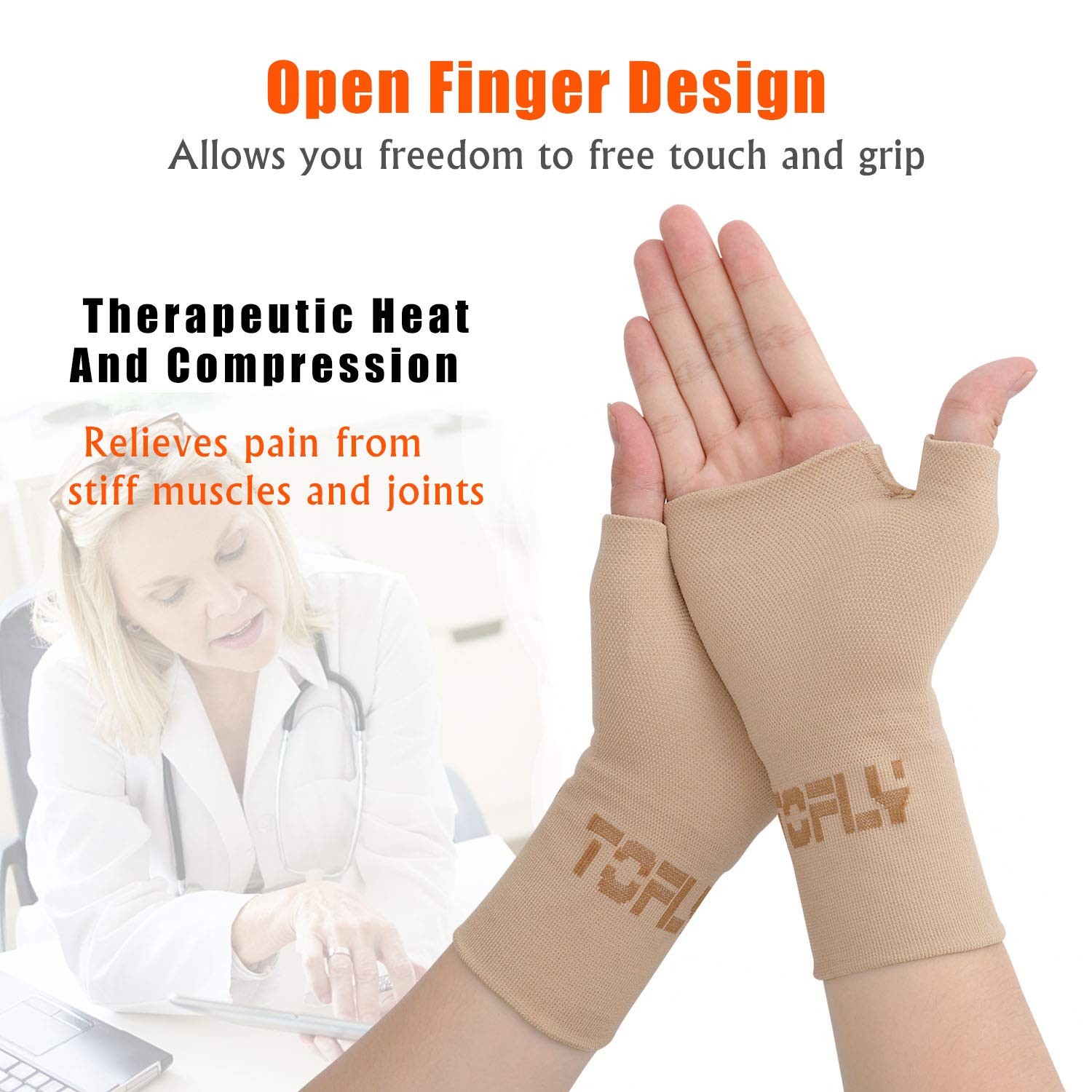 Thumb and Wrist Support for Joint Pain, Tendonitis, Sprain, Hand Instability,…