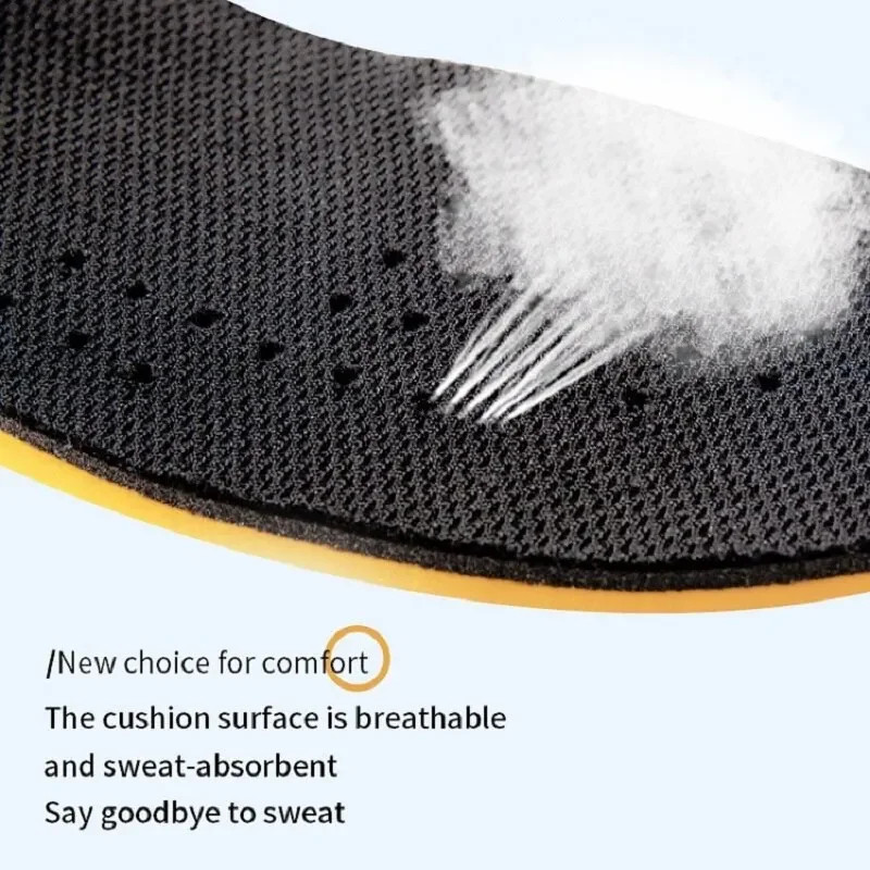 2Pcs/4Pcs New Comfortable Shock-absorbing Insole 1.5-3.5cm Height-increasing Ins