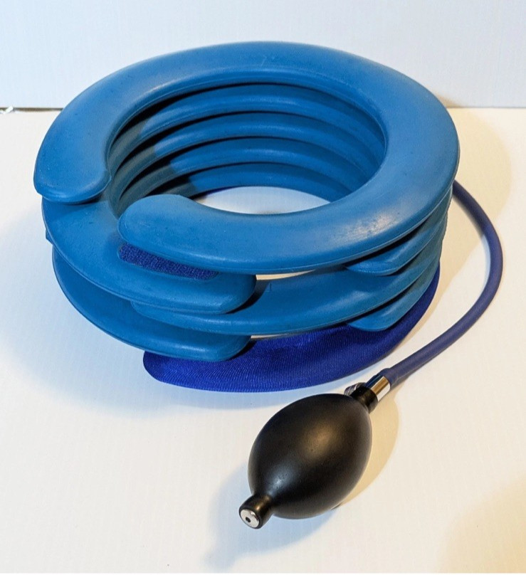 Dr. Bob’s Portable Neck Traction Size XXL 19.5-21.5″ Used W/ box & Instructions