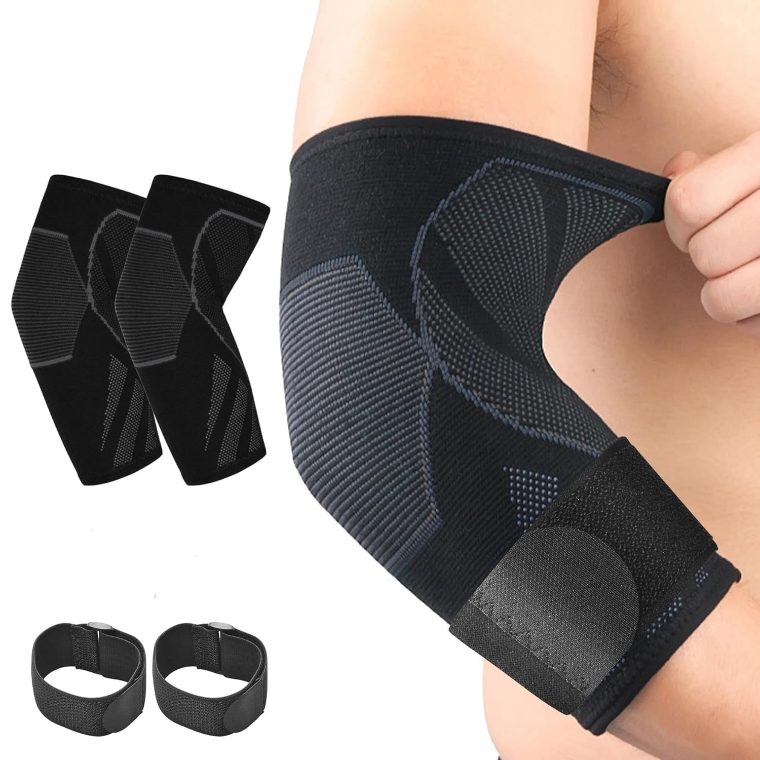 Small Elbow Support Sleeve – Compression Relief for Tennis, Golf & Weightlifting