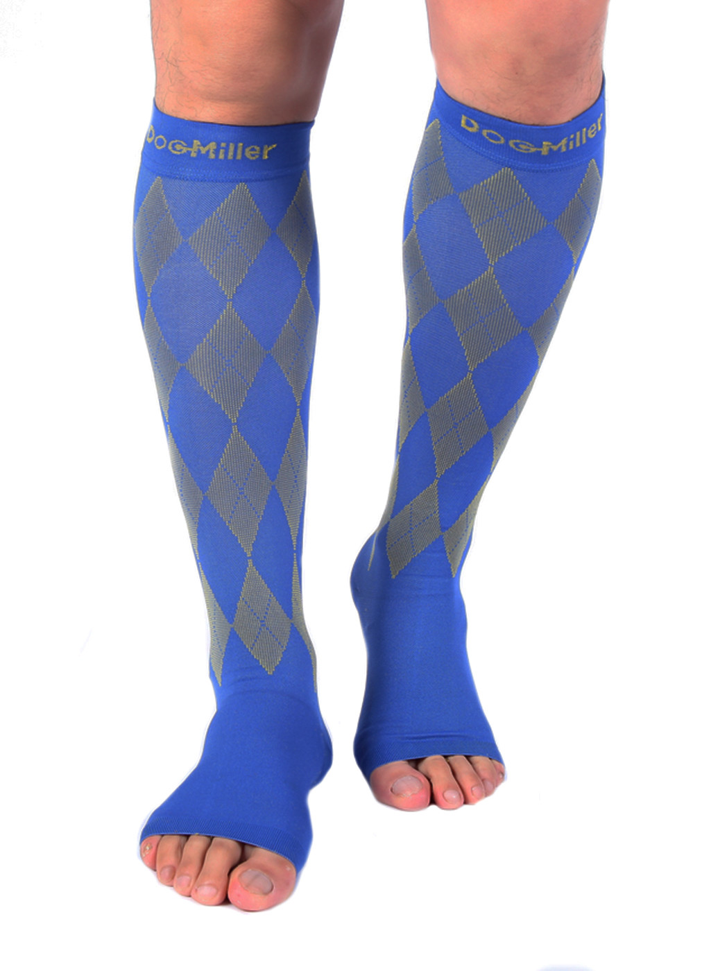 Doc Miller Socks Open Toe Compression Stockings 20-30MMHG Relieve Varicose Pain