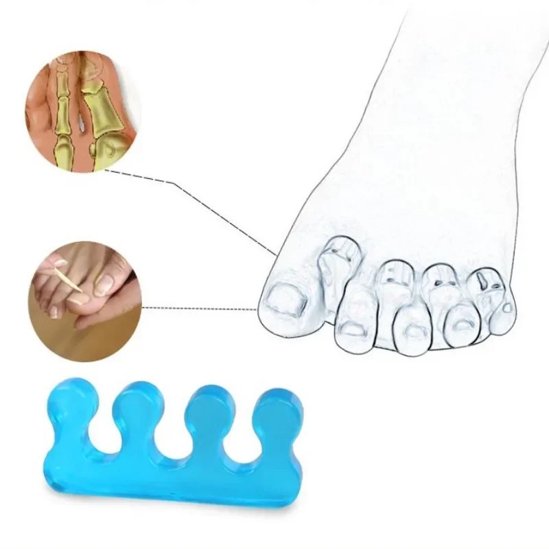 Gel Toe Separators Pedicure Toe Spacers Soft for Nail Care Women