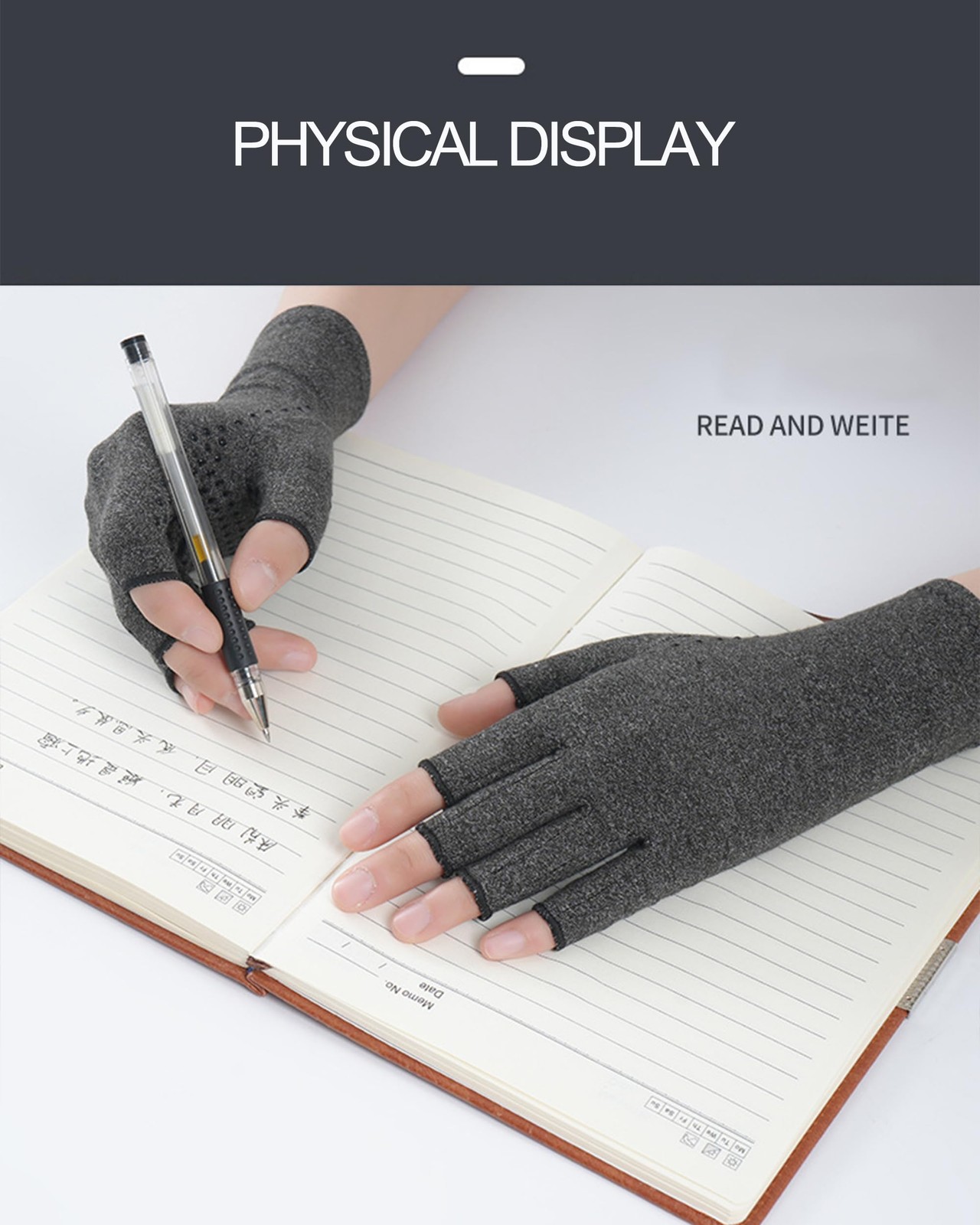 Bawnhaw Fingerless Compression Gloves for Women Men, Carpal Tunnel Pain Relie…