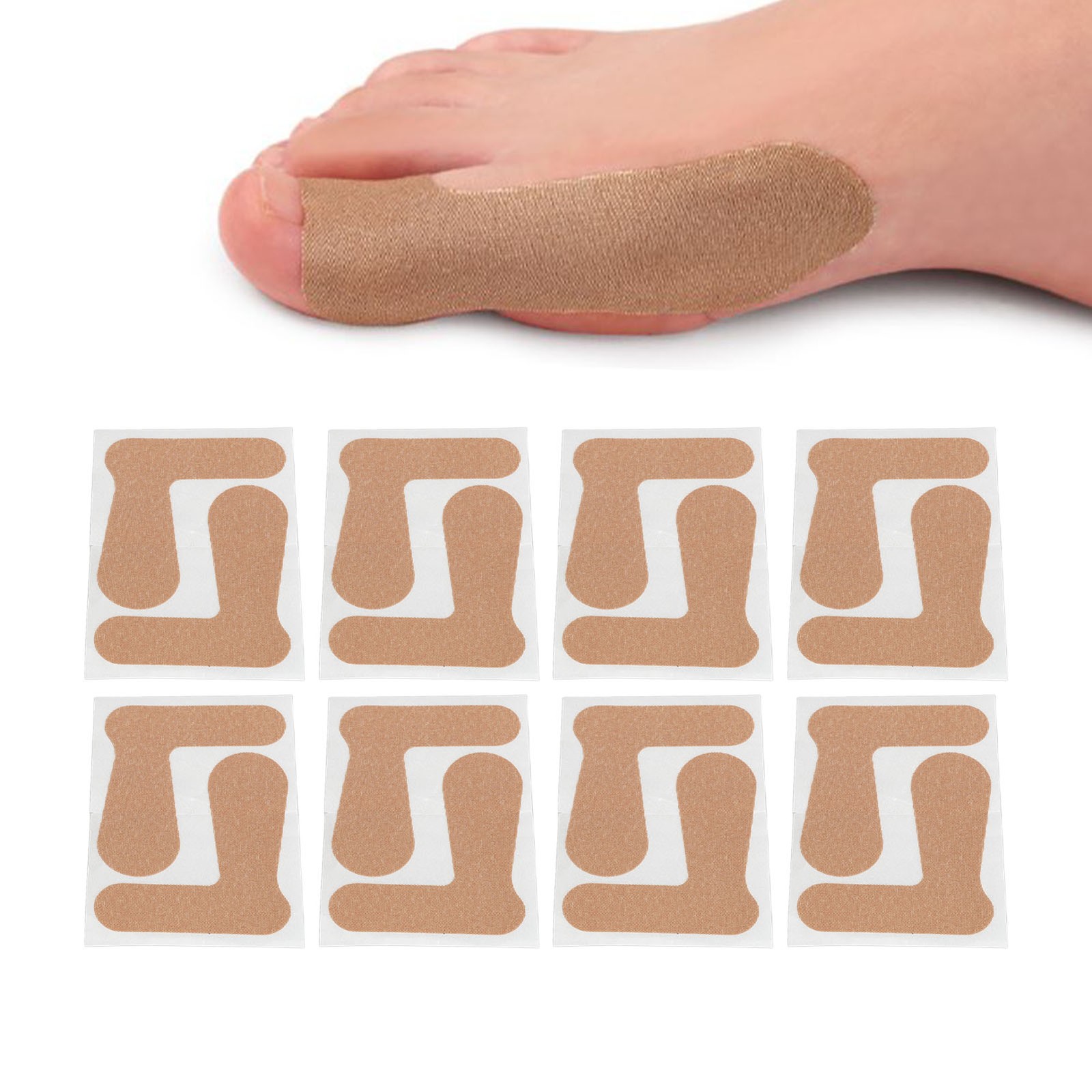40pcs Self Adhesive Big Toe Brace For Bunion Pain Relief