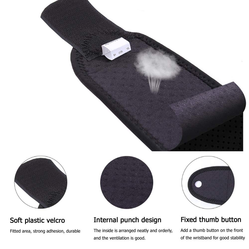 Wrist Brace for Ganglion Cyst, Arthritis, Carpal Tunnel, Breathable S