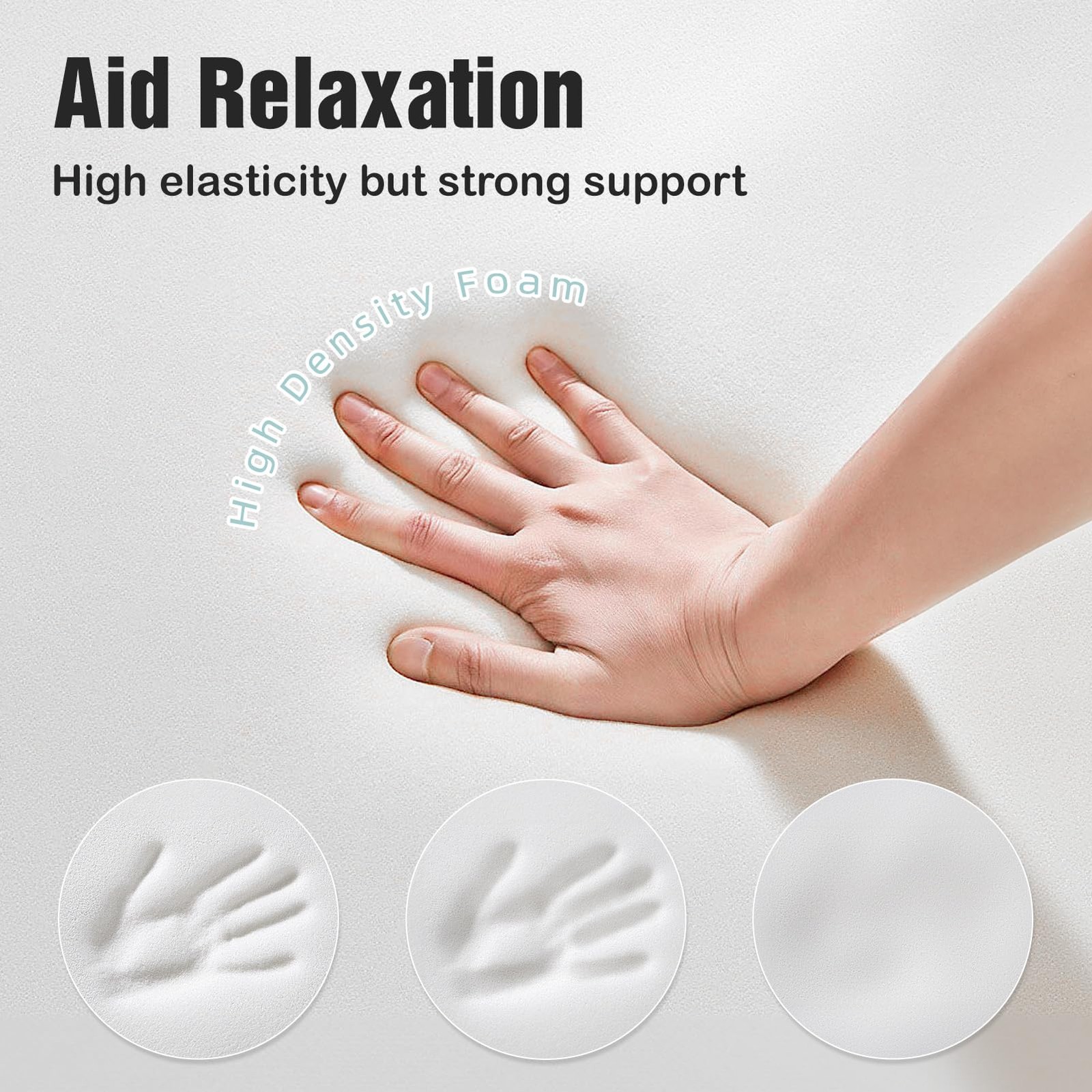 LightEase Post-Surgery Leg, Knee, Ankle Elevation Double Wedge Pillow, Memory