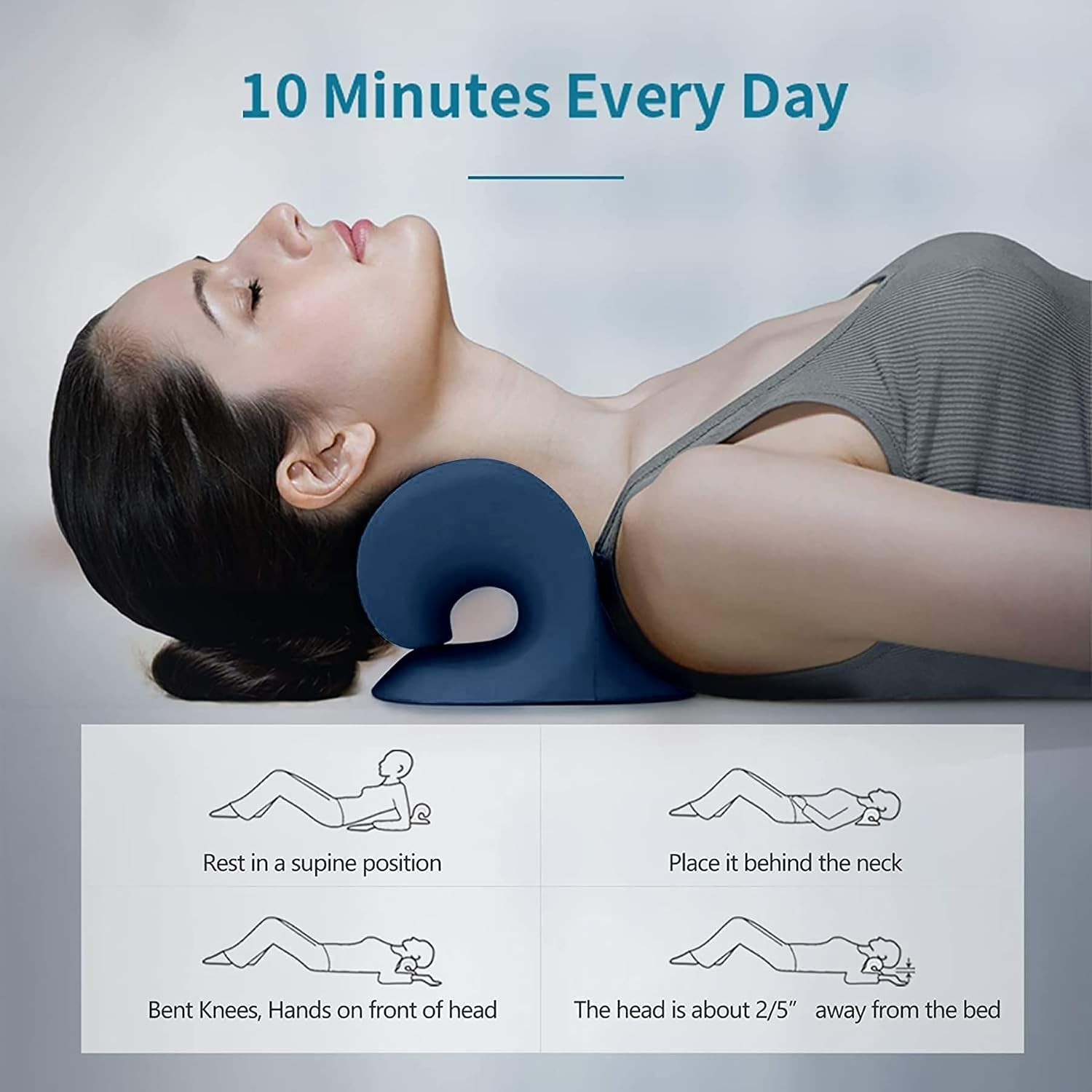 Portable Neck Relaxer – Effective Cervical Stretching for Pain and Stress Relief