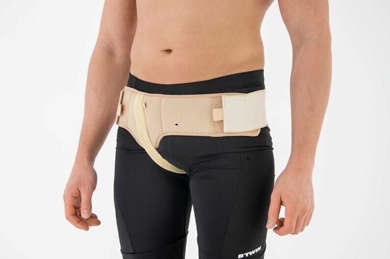 New Single Side Hernia Belt With Left Side Both Support S-M-L-XL-XXL