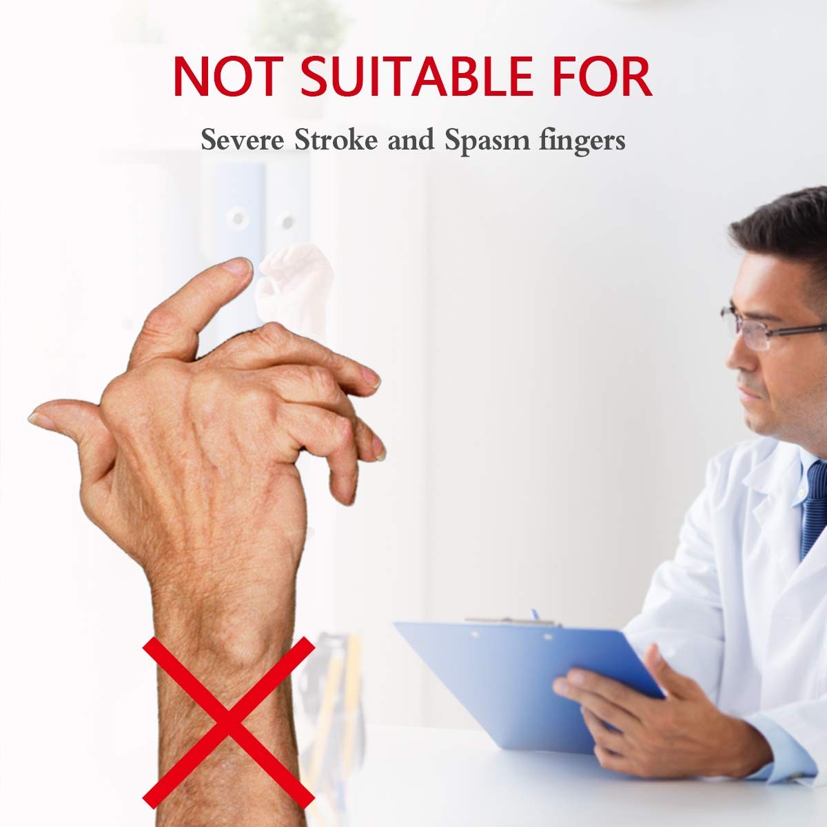OSK Soft Functional Resting Hand Splint for Flexion Contractures – Stroke Hand B