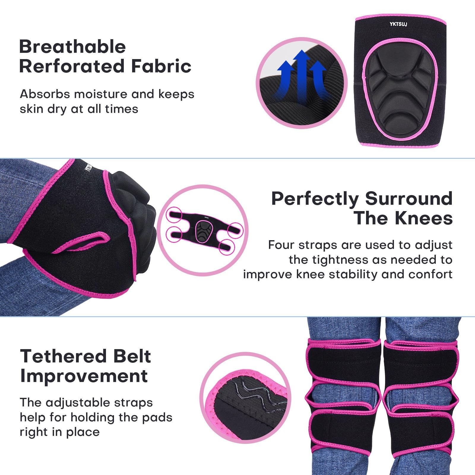 Knee Pad Women Men for Gardening House Working, Floor and Carpet Cl… Fast Ship