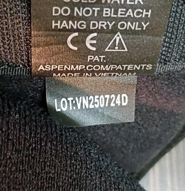 Aspen Acute Back Brace – Adjustable – One Size – Black “NICE CONDITION”.