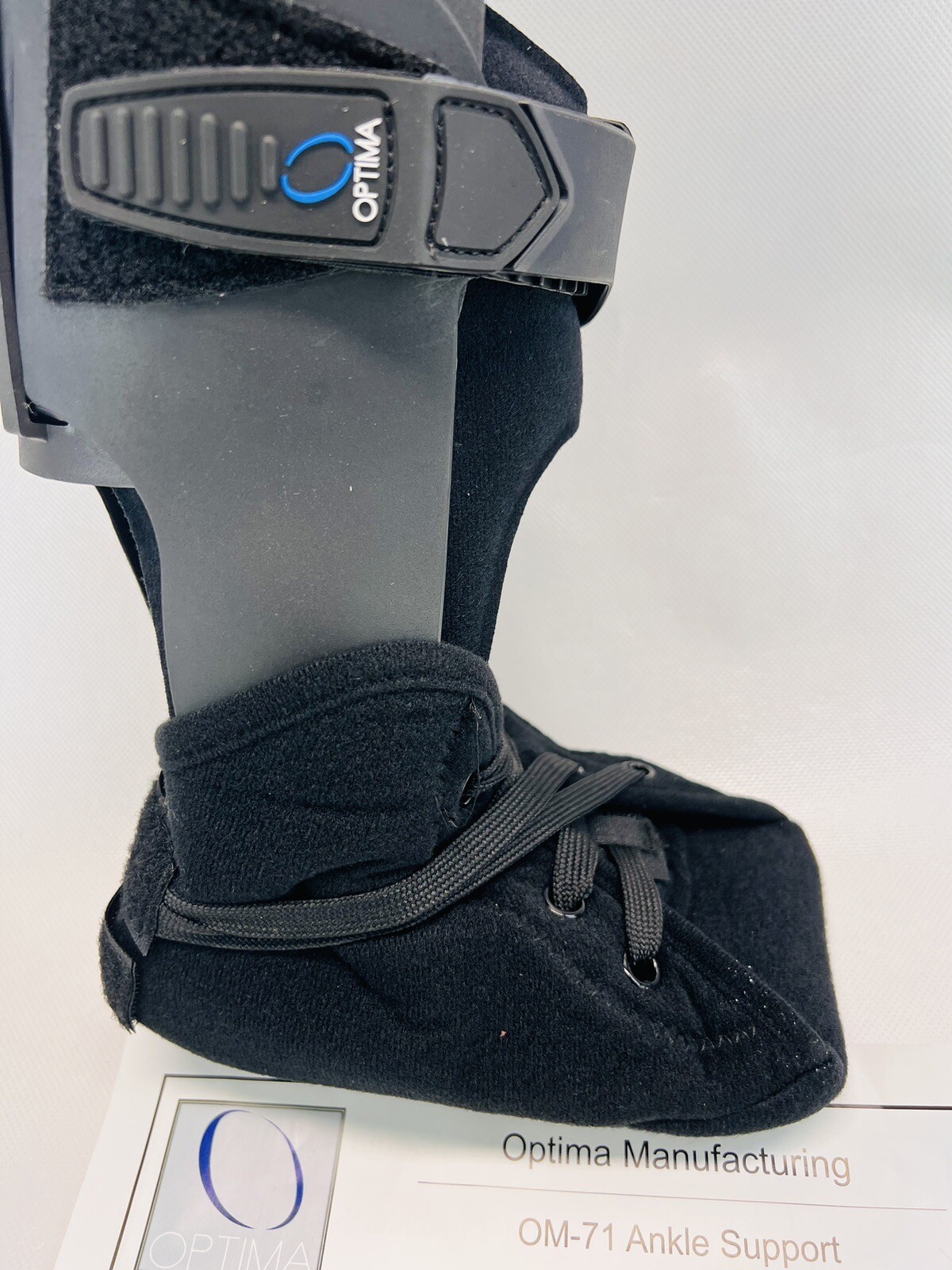 Optima OM-71 Ankle Support Relief Brace Large Right Foot Men 12.5+ Women 13.5+