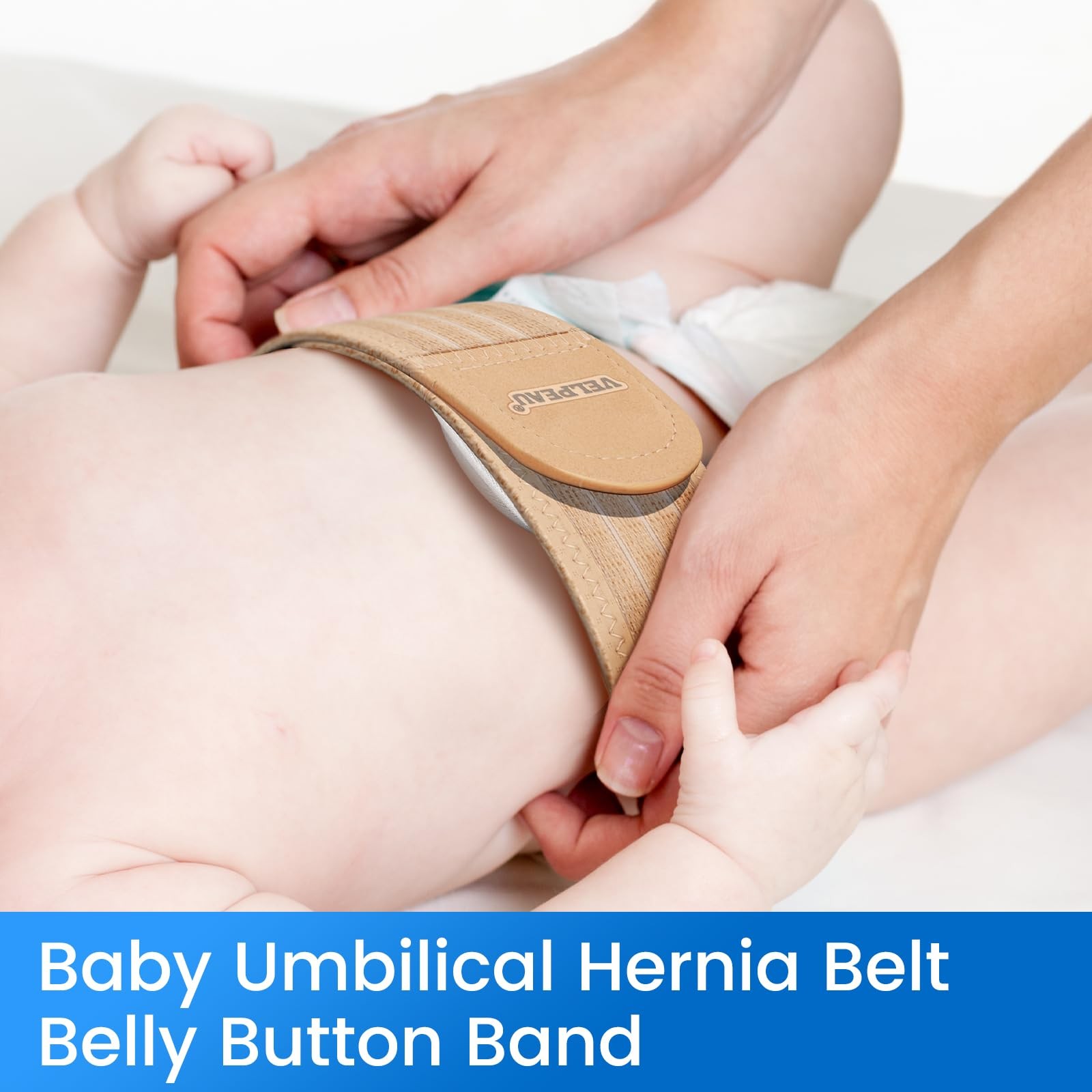 Velpeau Umbilical Hernia Belt Baby Newborn -with 3 Different Shaped Compressi…
