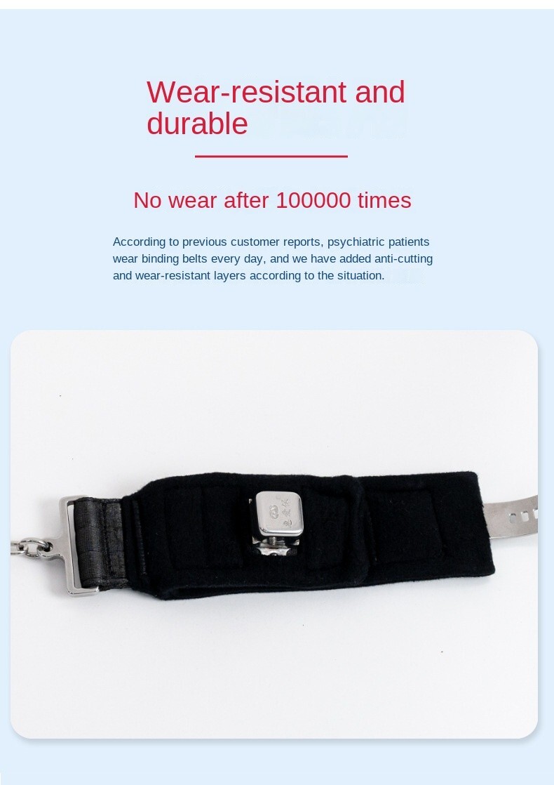 Fast Magnetic Restraint Belt Set Waist Hands And Chain Style Feet Standing