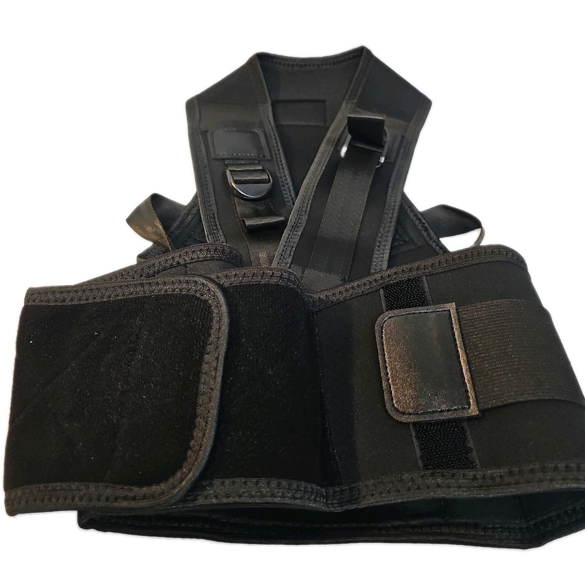 Unigear Back Support Brace – Adjustable Posture Corrector – Size Medium – Black