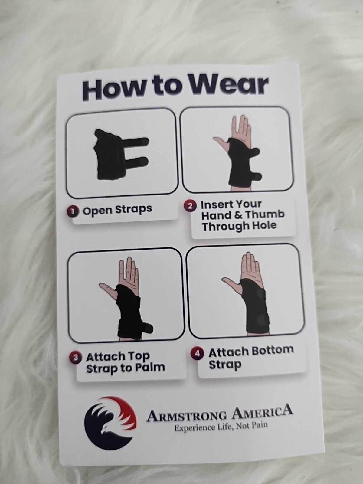 Wrist Brace Splint Left Small Size