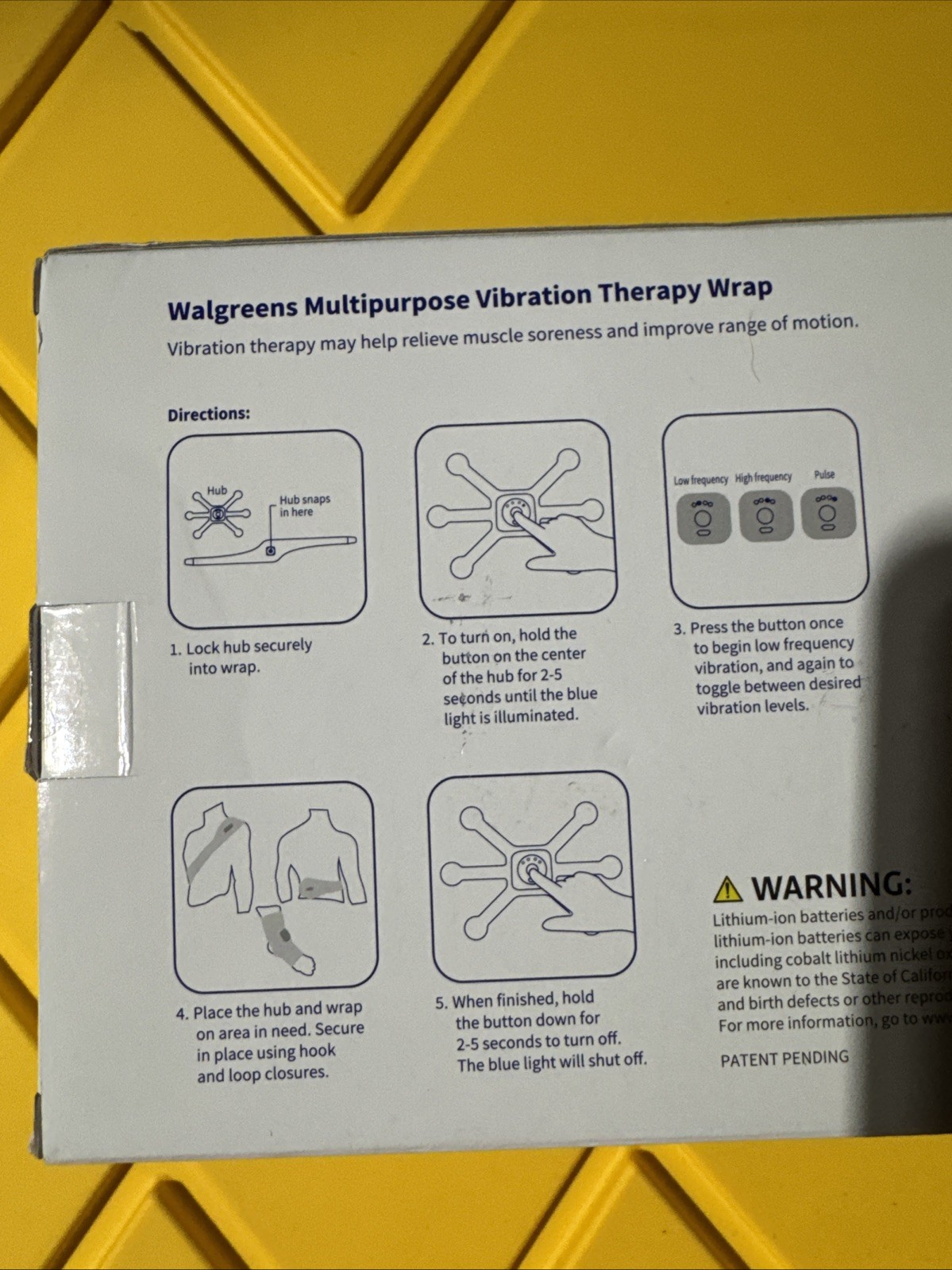 Multipurpose Vibration Therapy Wrap Stimulates Muscles Relief