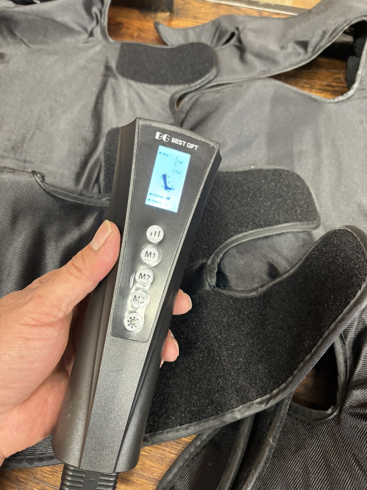 Air Compression Leg Massager With Heat USED CONDITION