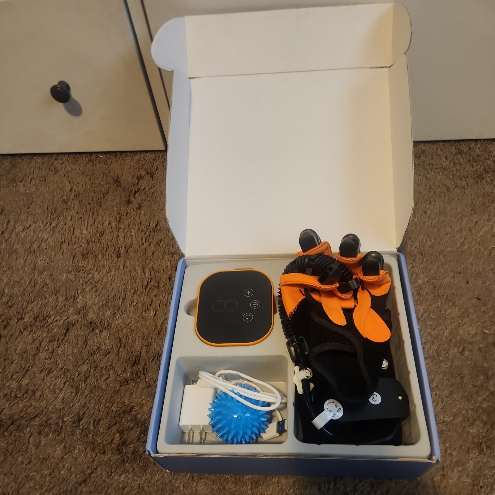 Hand Function Rehabilitation Robot Glove Device Stroke Recovery right xl
