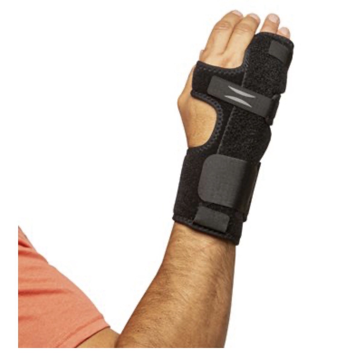 Hely & Weber TKO The Knuckle Orthosis, Right Adjustable Malleable Black
