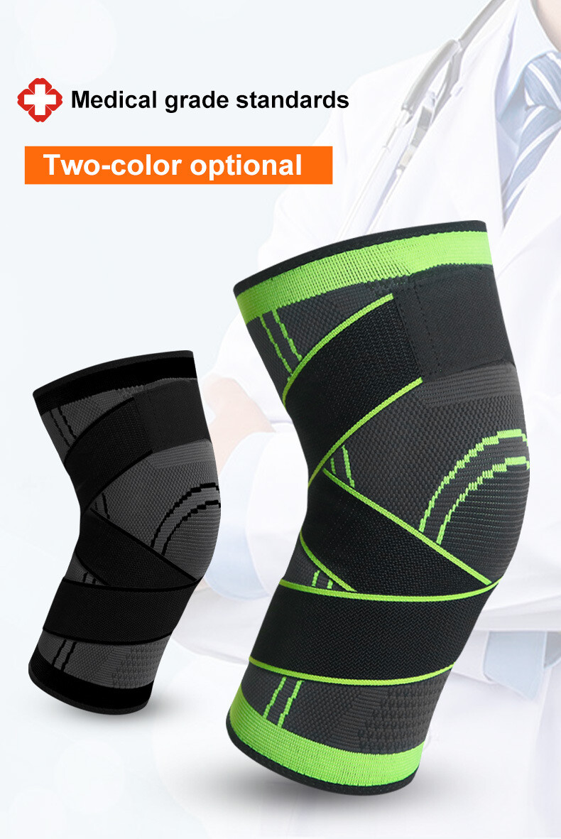 2 Knee Brace Sleeve Compression Support Sport Gym Joint Pain Arthritis Relief US