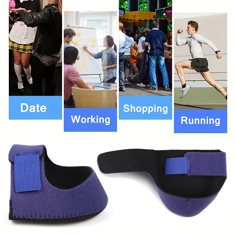1/2 Pairs Heel Cup Support Protector Pad Socks Cushion Sleeves Plantar Fasciitis