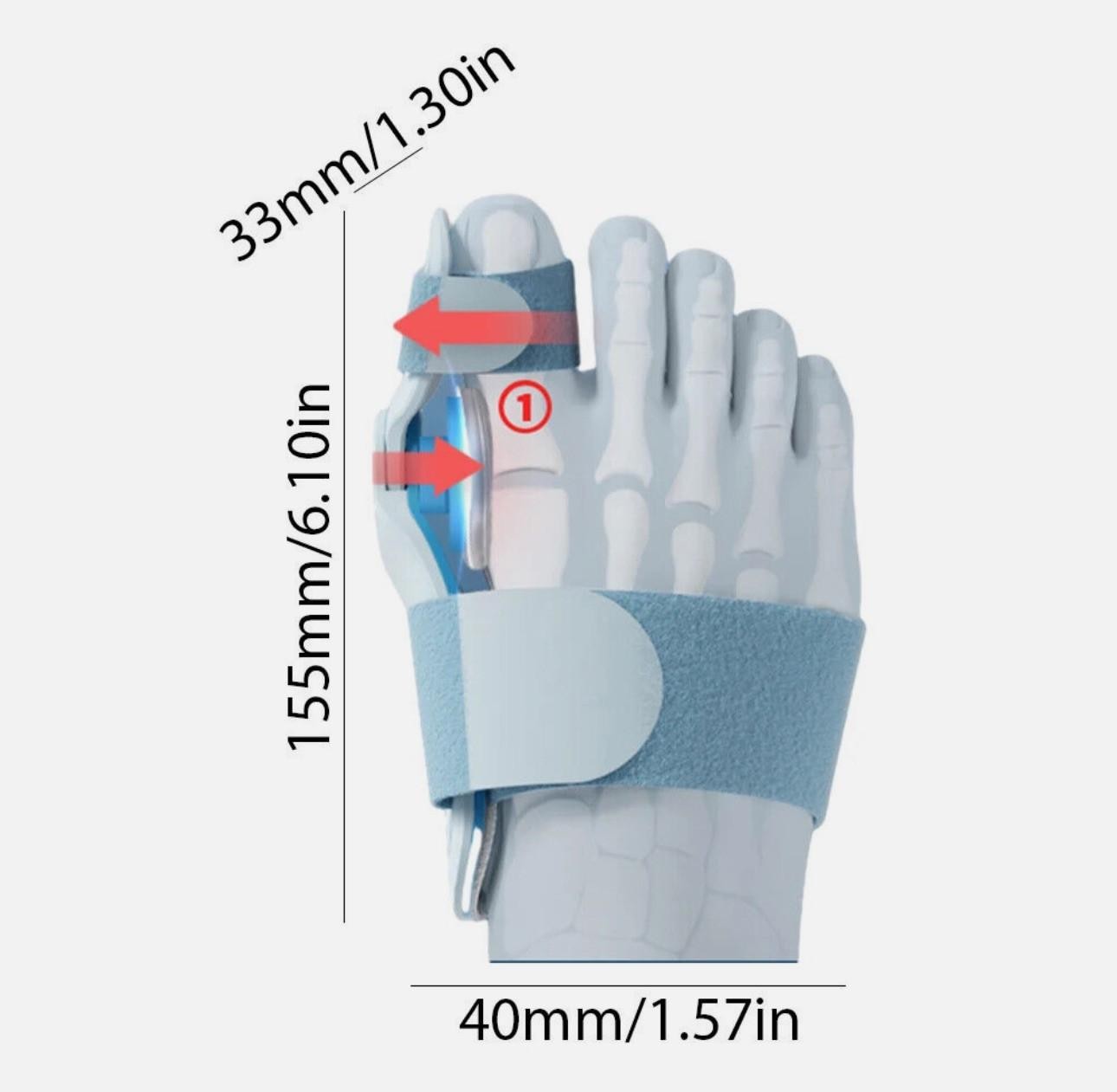 Tenicore brace adjustable Bunion Corrector With 3 angles