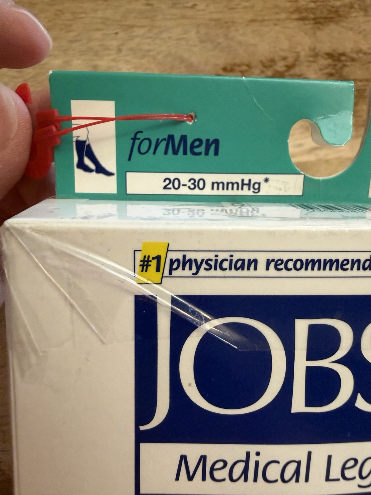 Jobst Mens Medical Compression Socks Medium Black Knee CT 20-30 mmHg New in Box