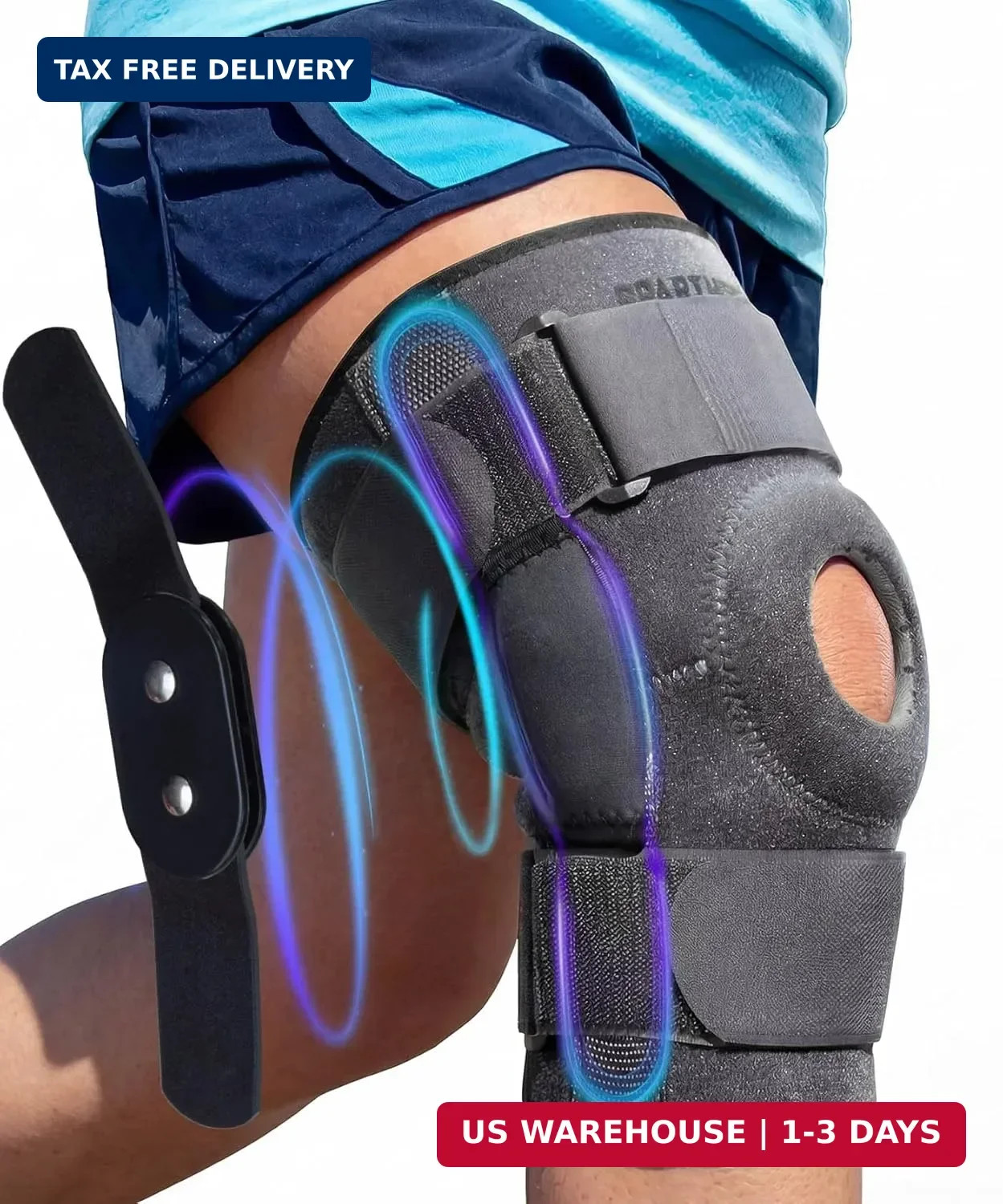 Sparthos Hinged Knee Brace – Relieves ACL, MCL, Meniscus Tear, Arthritis, Tendon