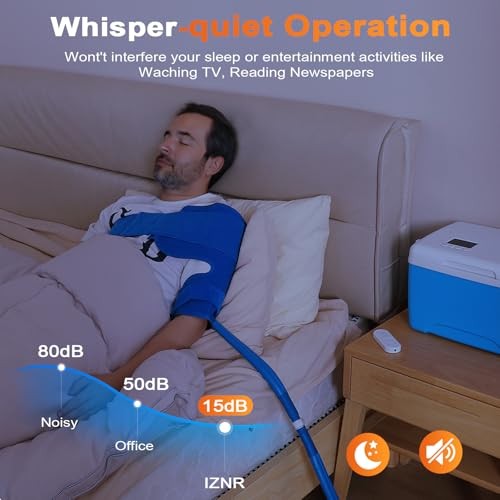 Ice Machine for Knee After Surgery | Power-Saving Mode & Wireless Remote Control