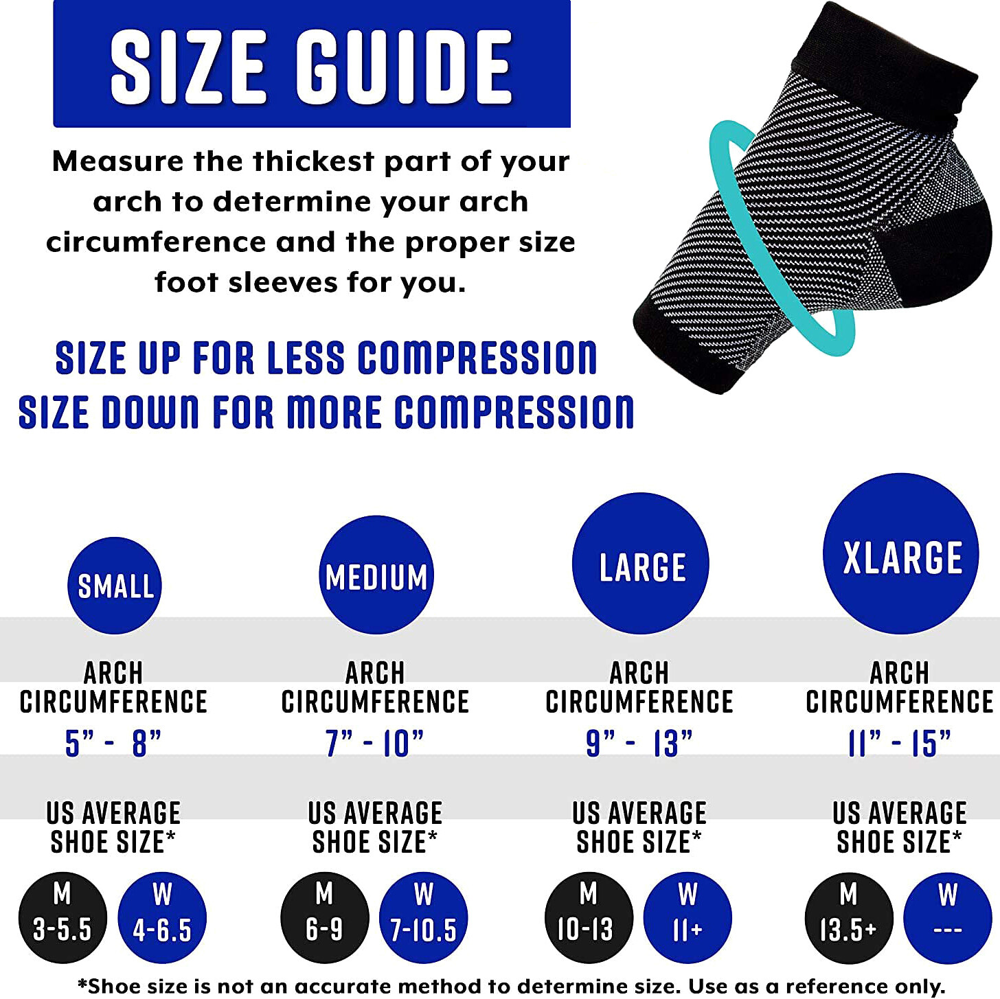 Non-Slip Work-Out Friendly Compression Sleeves for Ankle Foot Relieve Pain US