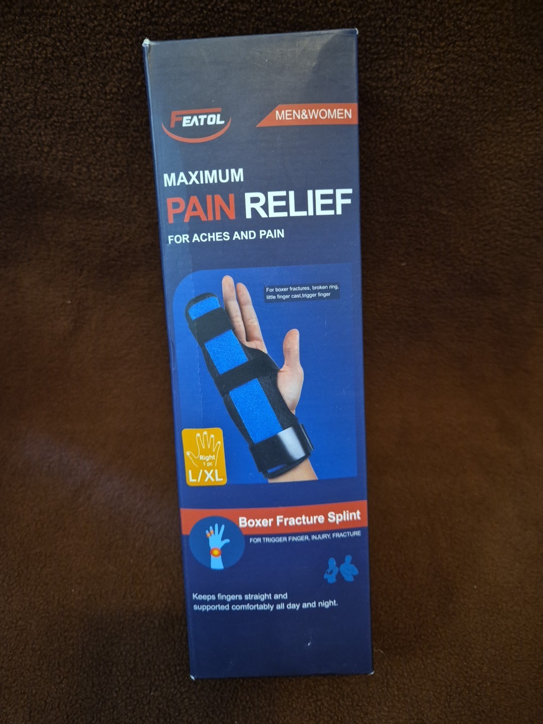 Featol Large/xl Boxer Fracture Splint, Men And Women