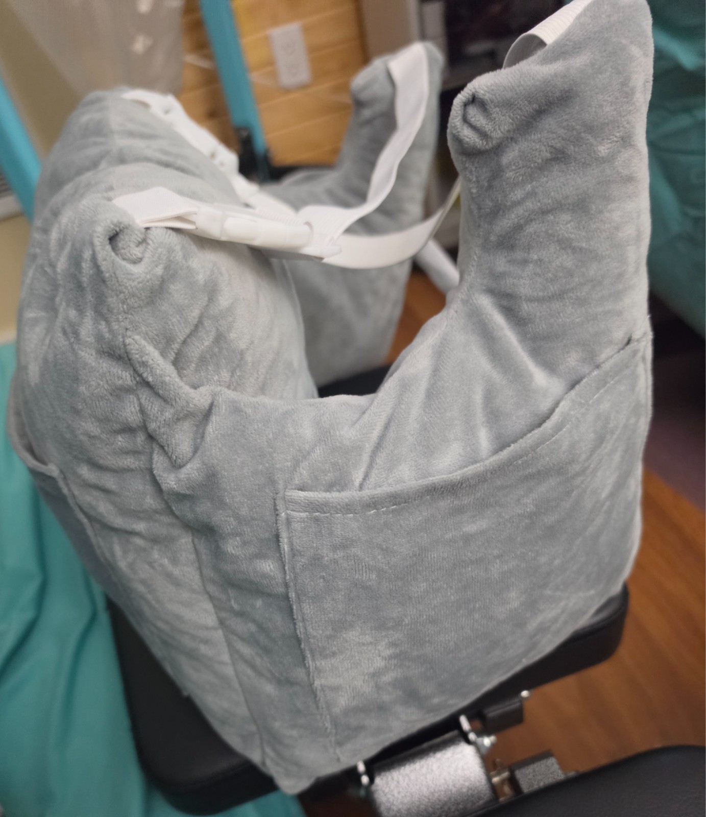 Mastectomy Pillow for Post Surgery Chest/ Breast Recovery, Gray