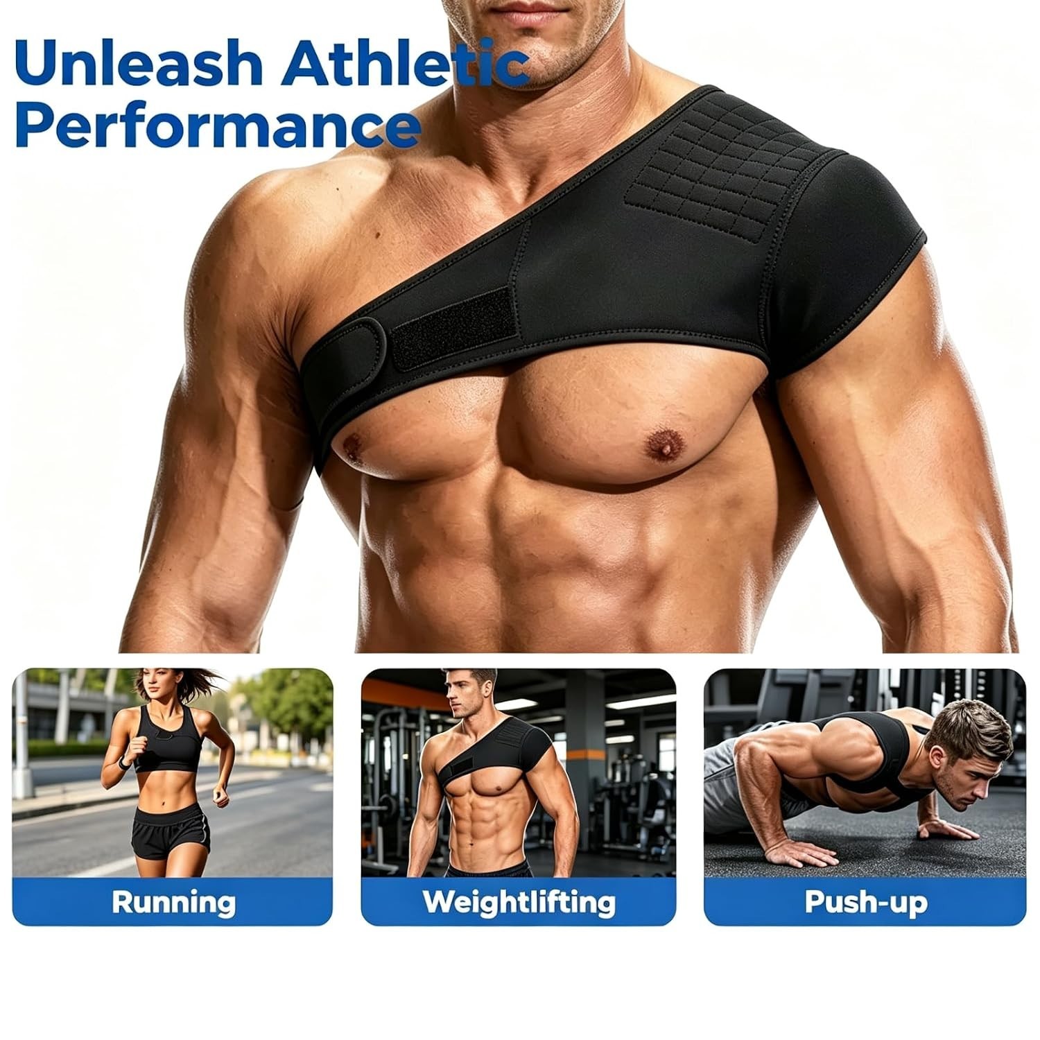 Shoulder Brace, Rotator Cuff Support Brace and Arm Sling for Pain Relief