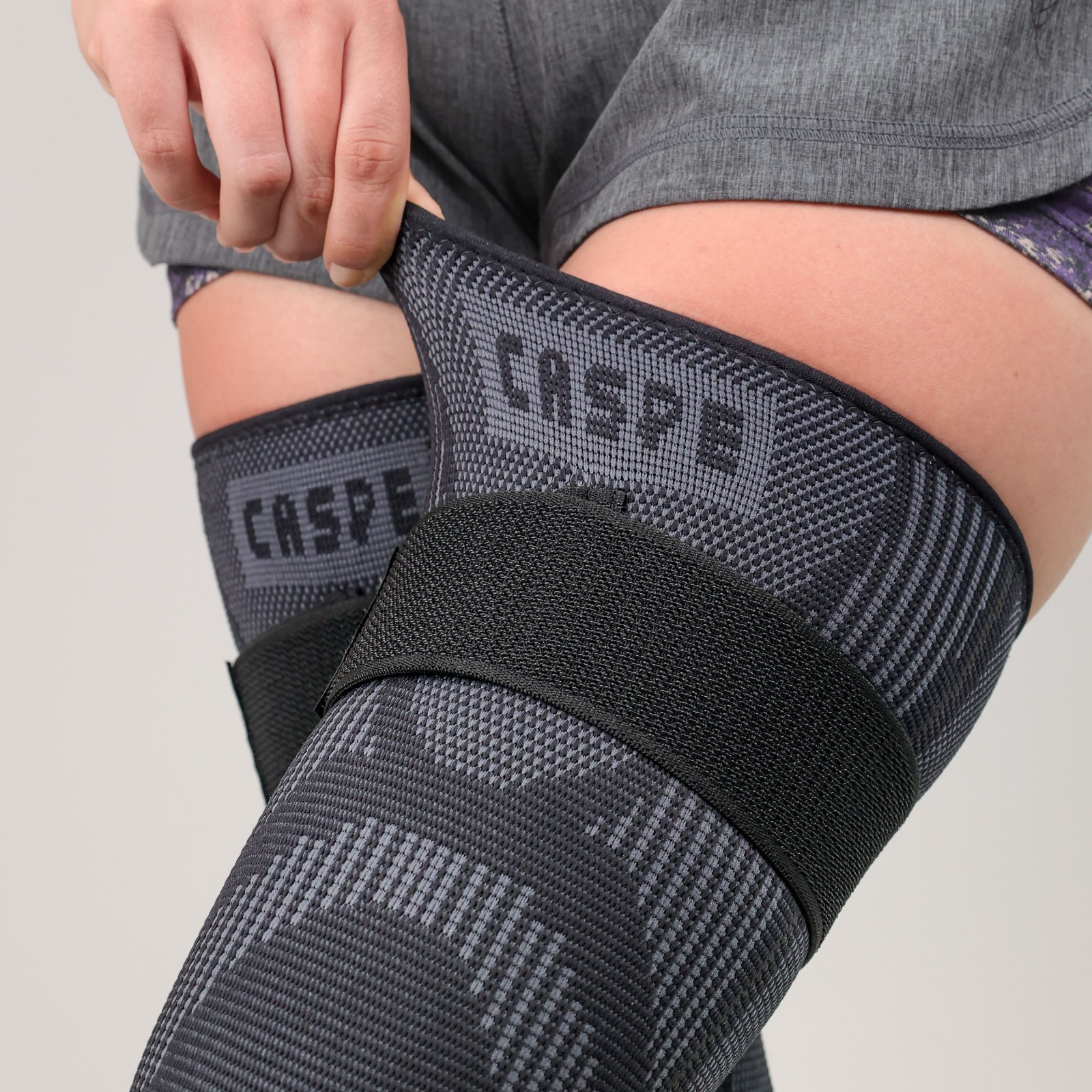 Full Leg Knee Support Compression Sleeve Brace Joint Pain Relief Arthritis Sport