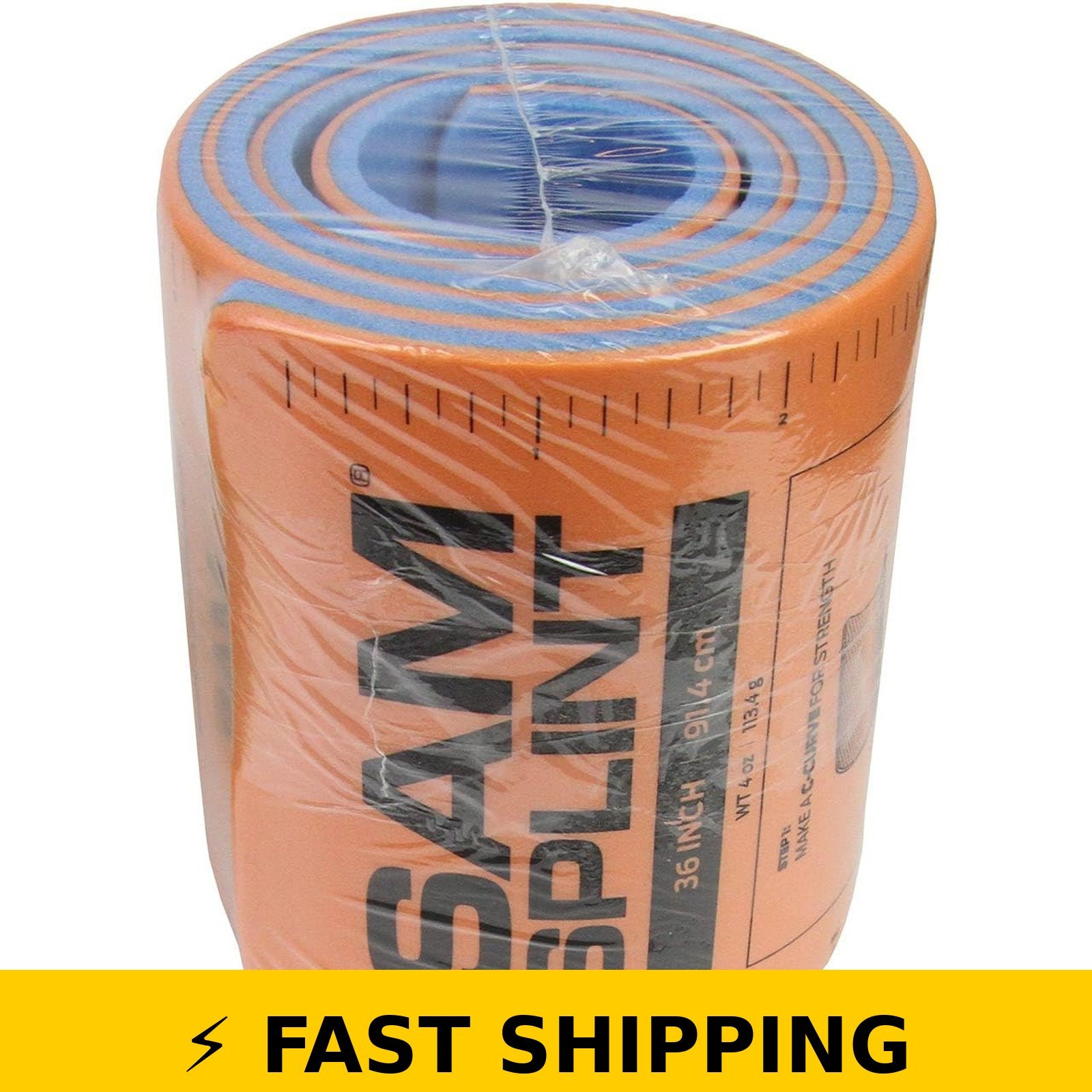 SAM Splint 36″ – Orange & Blue Moldable First Aid Stabilizer