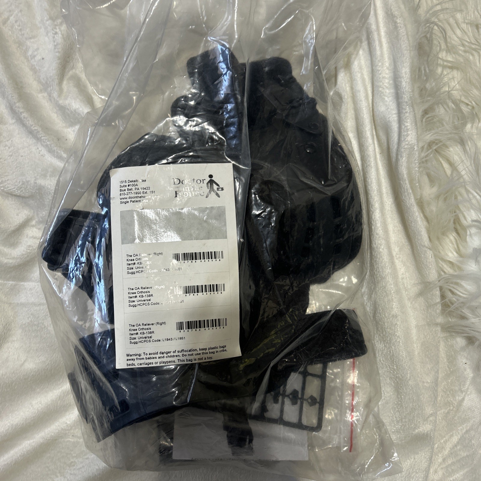 New Dr Medical KB – 138 L The OA Reliever Universal Brace Support Right