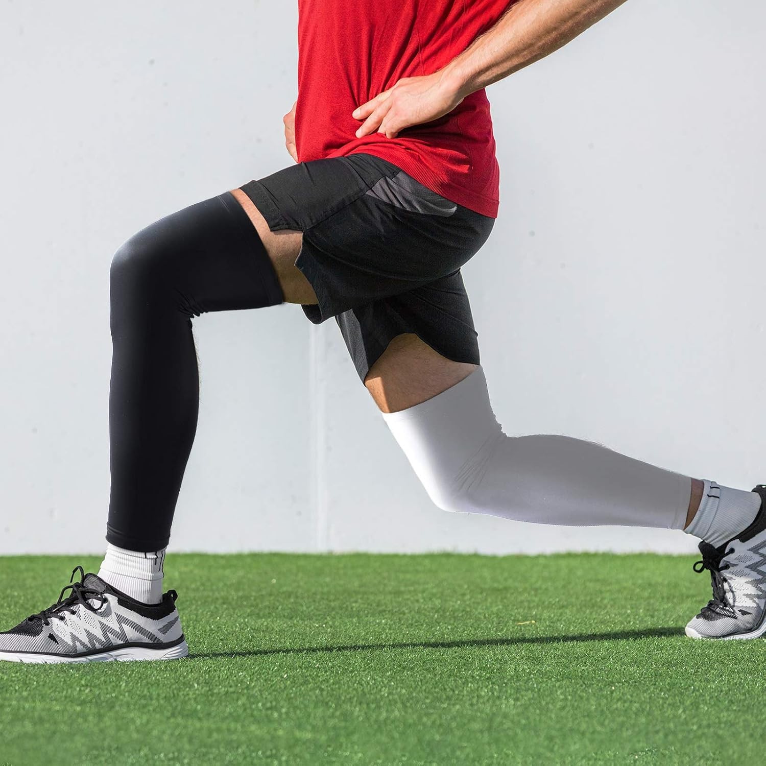 6 Pack Classic Compression Long Knee Sleeves Skylety Leg Sleeves Compression