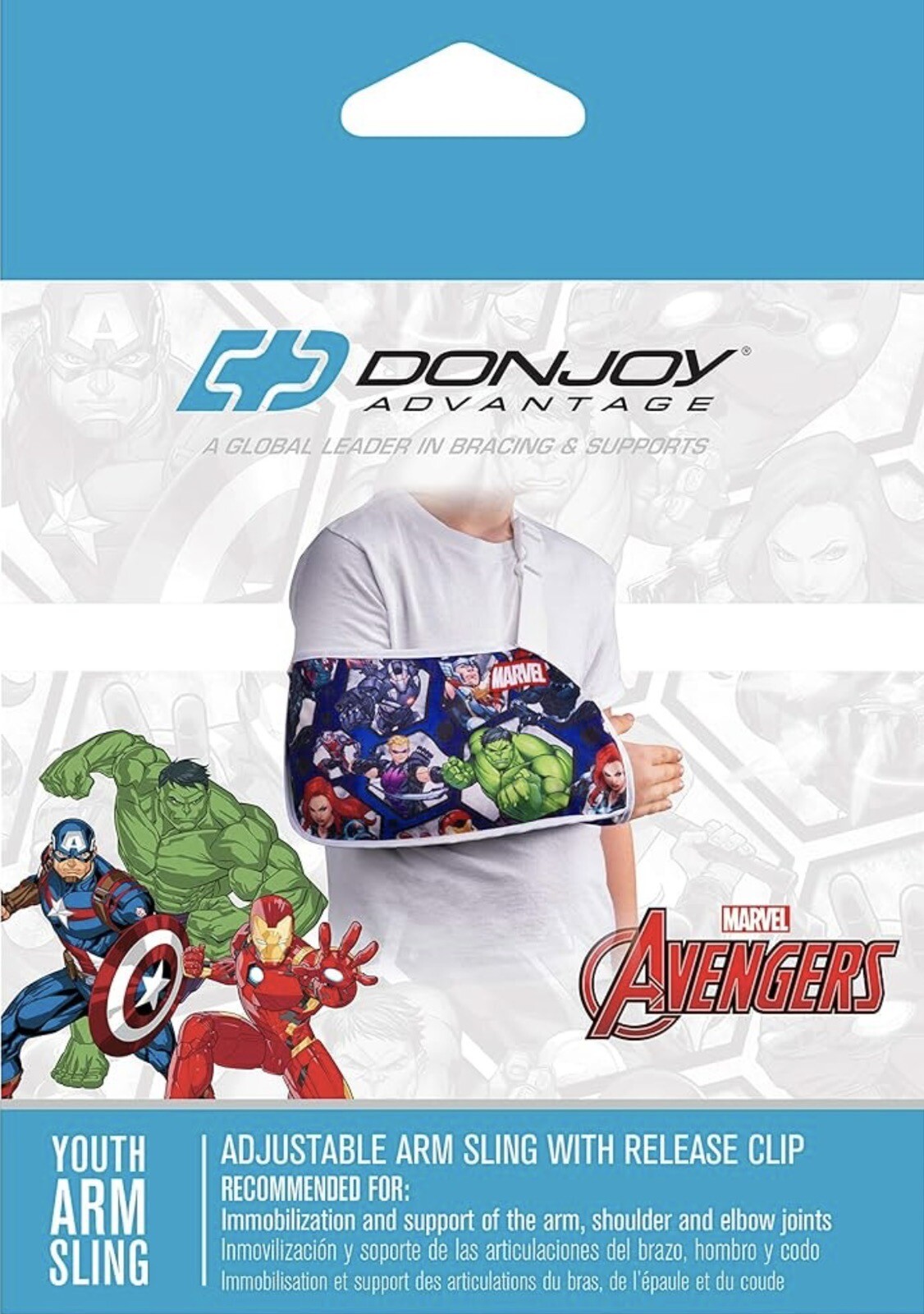 Donjoy Advantage Youth Avengers Arm Sling. Brand New, Never Opened.